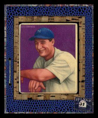 Picture, Helmar Brewing, R319-Helmar Card # 33, Lou GEHRIG, Portrait, New York Yankees